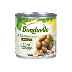 Bonduelle Le Champignon Entier, Sans Sulfite, Additif Et Conservateur 1/2 - 230G