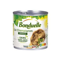 Bonduelle Le Champignon Émincé Sans Sulfite, Additif Et Conservateur 1/2 - 230G
