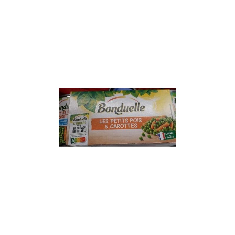 Bonduelle Pois Carott Ss Ar Aj 600G