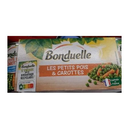 Bonduelle Pois Carott Ss Ar Aj 600G