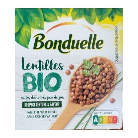 Bonduelle Lentille Bio 260G