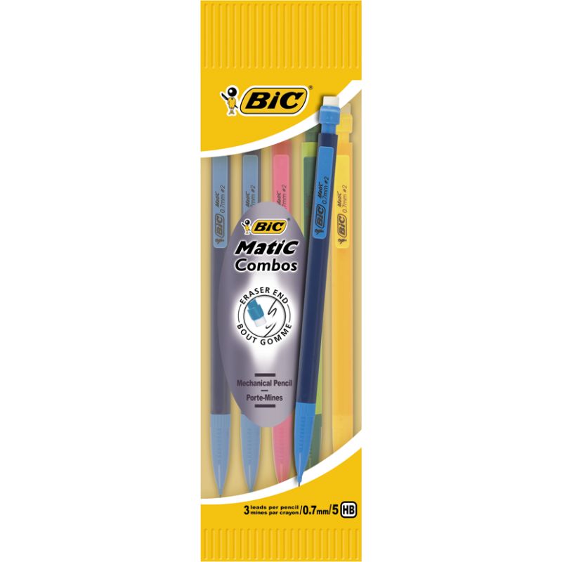 Bic 5 P.Mines Combos 0.7 Mm