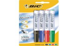 Bic Marqueur Effaçable À Sec Velleda : Les 4 Marqueurs