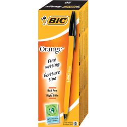 Bic Bte 20 Orange Fine Noir