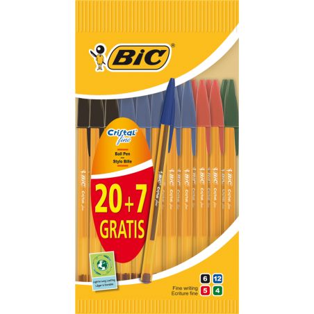 Bic 20+7 S. Bille Cristal Fin