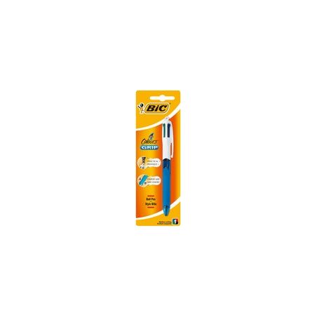 Bic Stylo Bille 4 Couleurs Grip Medium