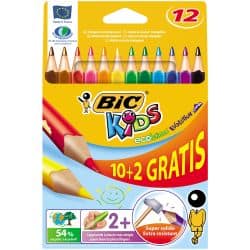Bic Kids 10+2Cray. Coul.Triangl