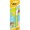 Bic Stylo 4 Couleurs Fashion Blister De Stylo-Bille