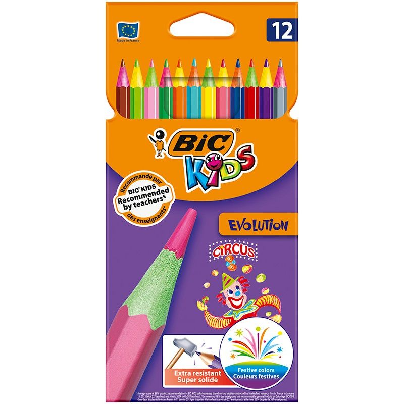 Bic 12Cray Coul Evo. Circus