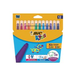 Bic Feutre Kids Baby Pointe Large : La Pochette De 12 Feutres