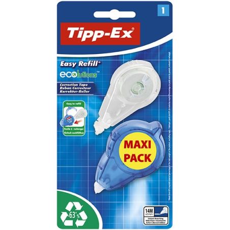 Tipp Ex Tippex 1 Ruban Correct+Rechar