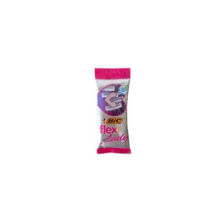 Bic 4 Rasoir Feminin Flexi Lady