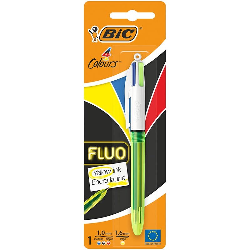 Bic S.Bille 4 Couleurs Neon