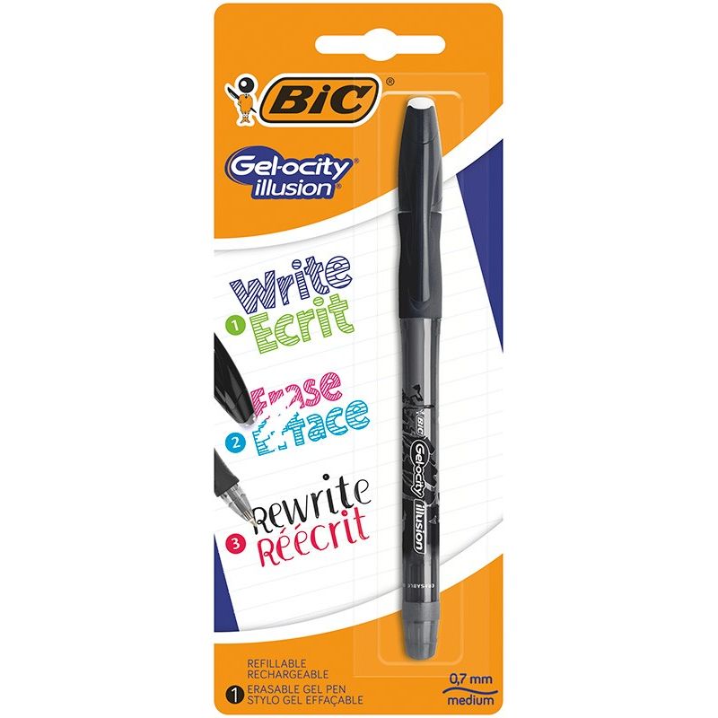 Bic Velleda Stylo Effaçable Noir : Le