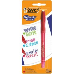 Bic Stylo Roller Gel Gelocity Illusion Rouge X1