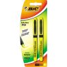 Bic 2 Surlig.Brite Grip Jaune