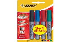 Bic Bic3+1 Marq Perm Pocket N/B/R