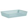 Eda Plastique Rangette Grand Modèle Vert D'Eau Dim 28.5X20.5X5Cm