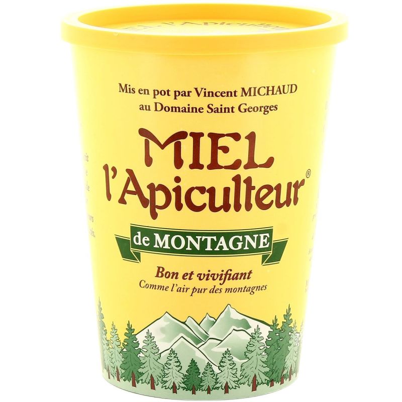 Famille Michaud Miel L'Apiculteur De Fleurs Montagne Crémeux Et Onctueux 1Kg