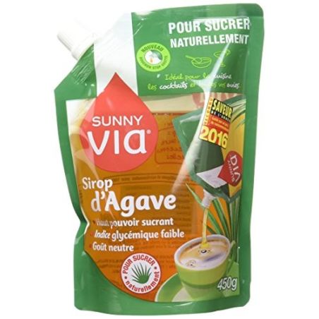 Sunny Via Sirop D'Agave Doseur 450G