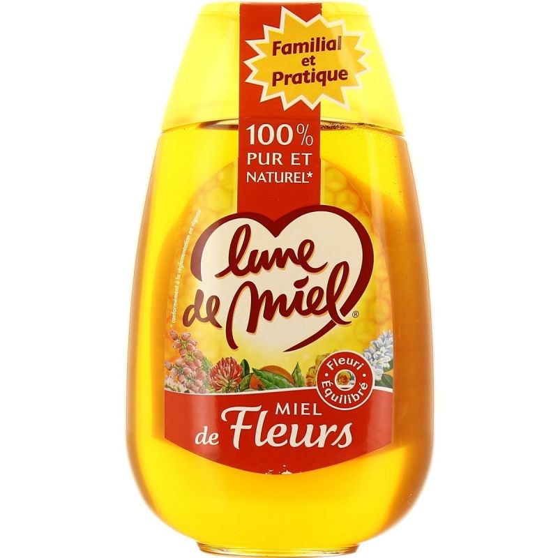 Lune De Miel Miel, Fleurs Avec Doseur : Le Flacon 500 G