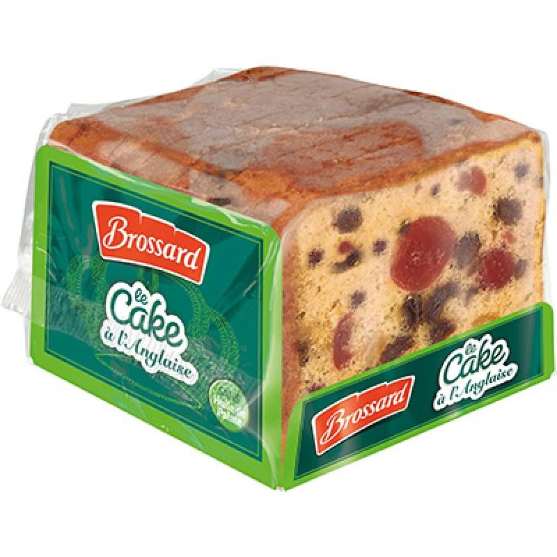 Brossard Gâteaux Cake Fruits Confits : Le Paquet De 400 G