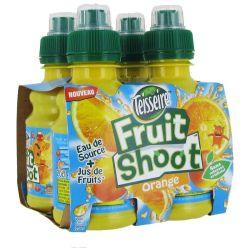 Teisseire Boisson À L'Orange Fruit Shoot : Le Pack De 4 Bouteilles 20Cl