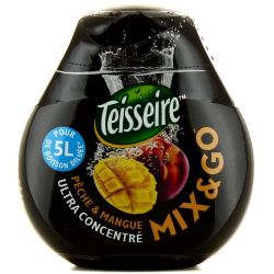 Teisseire Bouteille Pet 66Ml Sirop Peche Mangue Mix&Go