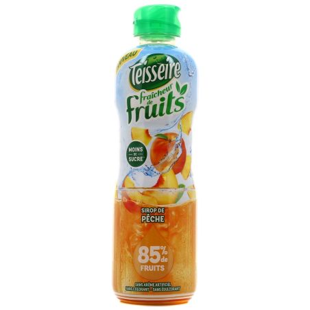 Teisseire Sirop Fraîcheur De Fruits À La Pêche : Le Bidon 60 Cl