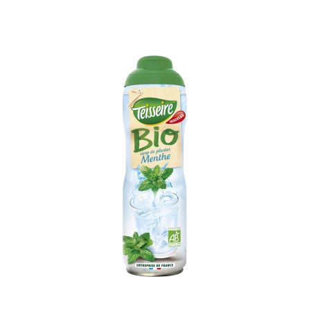 Teisseire Sirop Bio Menthe : La Bouteille De 60Cl