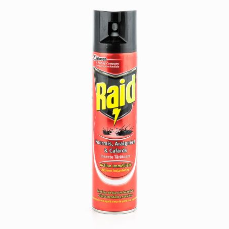 Raid Anti Fourmis/Araignees/Cafards Aerosol 400Ml