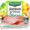 Fleury Michon 160G 4 Tranches Jambon De Dinde Halal