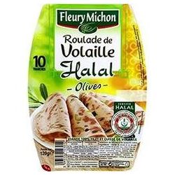 Fleury Michon 9 Tr. De Roulade Volaille Aux Olives - Halal 120 G