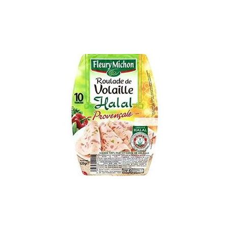 Fleury Michon 9 Tr. De Roulade Volaille À La Provençale - Halal 120 G