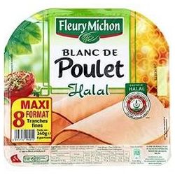 Fleury Michon 240G 8 Tr Blc Plt Dore Four Halal