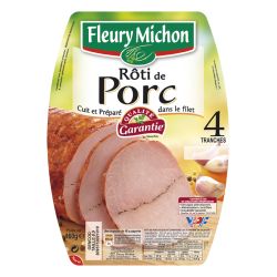 Fleury Michon 160G Roti De Porc Ds Filet 4Tr F.Michon