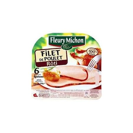 Fleury Michon 180 6 Tranches Filet De Poulet Roti Halal