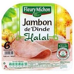 Fleury Michon Fm Jambon Dinde Halal 6T 180Gr