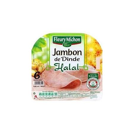 Fleury Michon Fm Jambon Dinde Halal 6T 180Gr