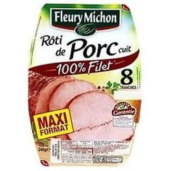 Fleury Michon 240G 8 Tranches Roti De Porc