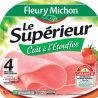 Fleury Michon 160G 4 Tranches Jambon Le Superieur Sans Couenne Etouffee