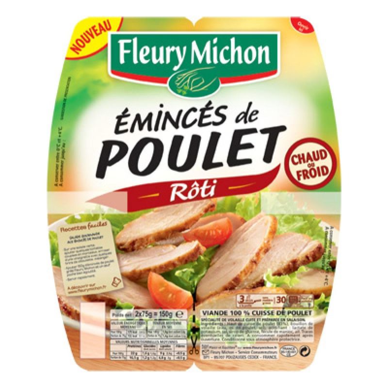 Fleury Michon 150G Eminces De Poulet Roti