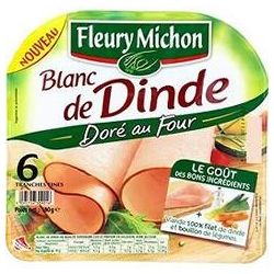 Fleury Michon 180G X6 Blanc De Dinde Doré Au Four