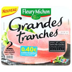 Fleury Michon Fm Jambon Ct Sc 2Gdes Tr 110G