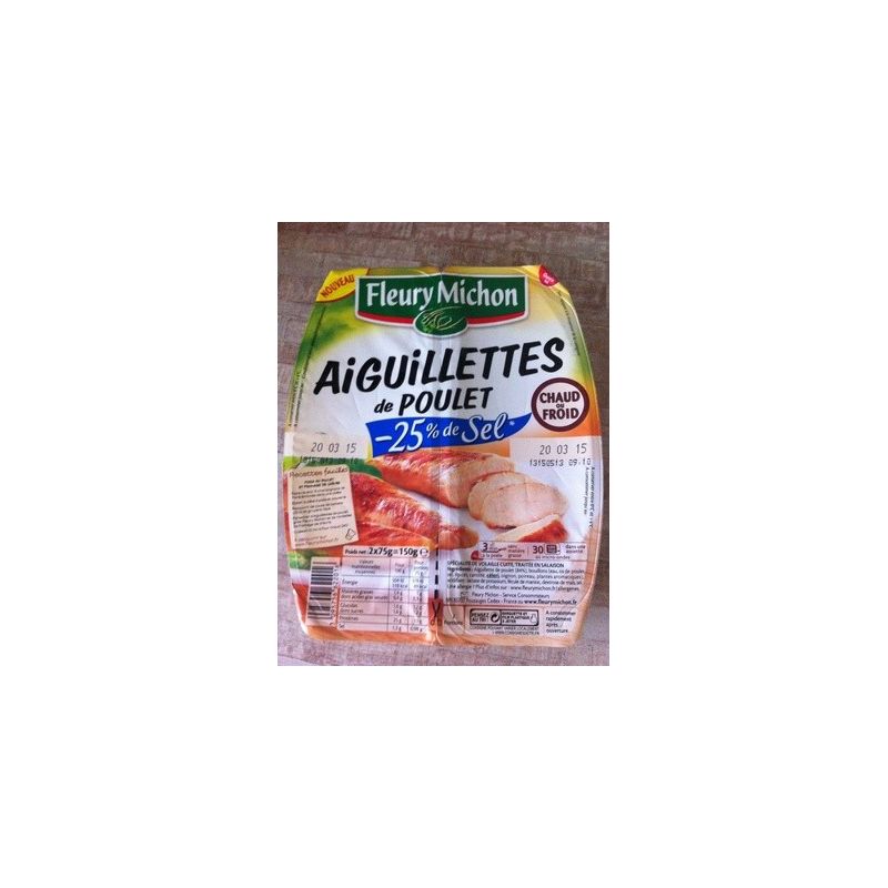 Fleury Michon 150G Aiguillettes Poulet Grille