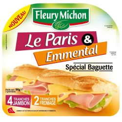 Fleury Michon Fm Jbn Paris/Emment.Baguet 90G