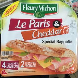 Fleury Michon Fm Jbn Paris/Chedar Baguet 90G