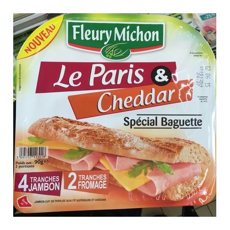 Fleury Michon Fm Jbn Paris/Chedar Baguet 90G