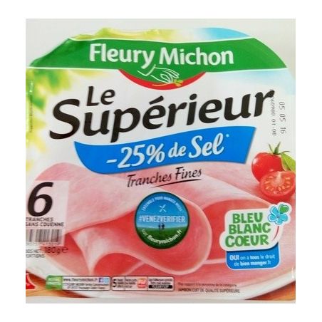 Fleury Michon Fm Jbn Le Sup-Sel Sc 6 Tr 180G