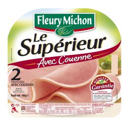 Fleury Michon 80G 2 Tranches Jambon Le Tradition Ac